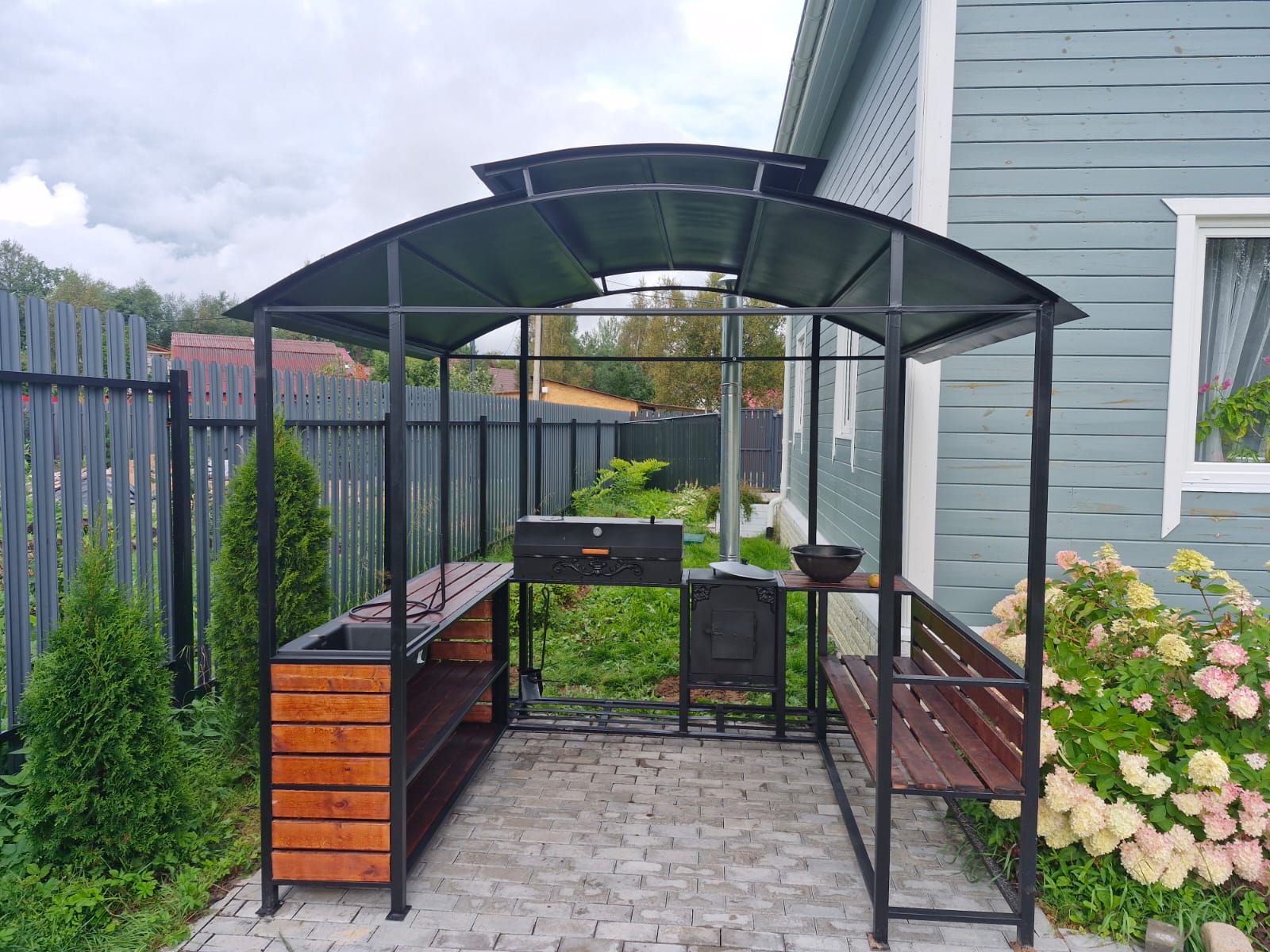 Мангал беседка